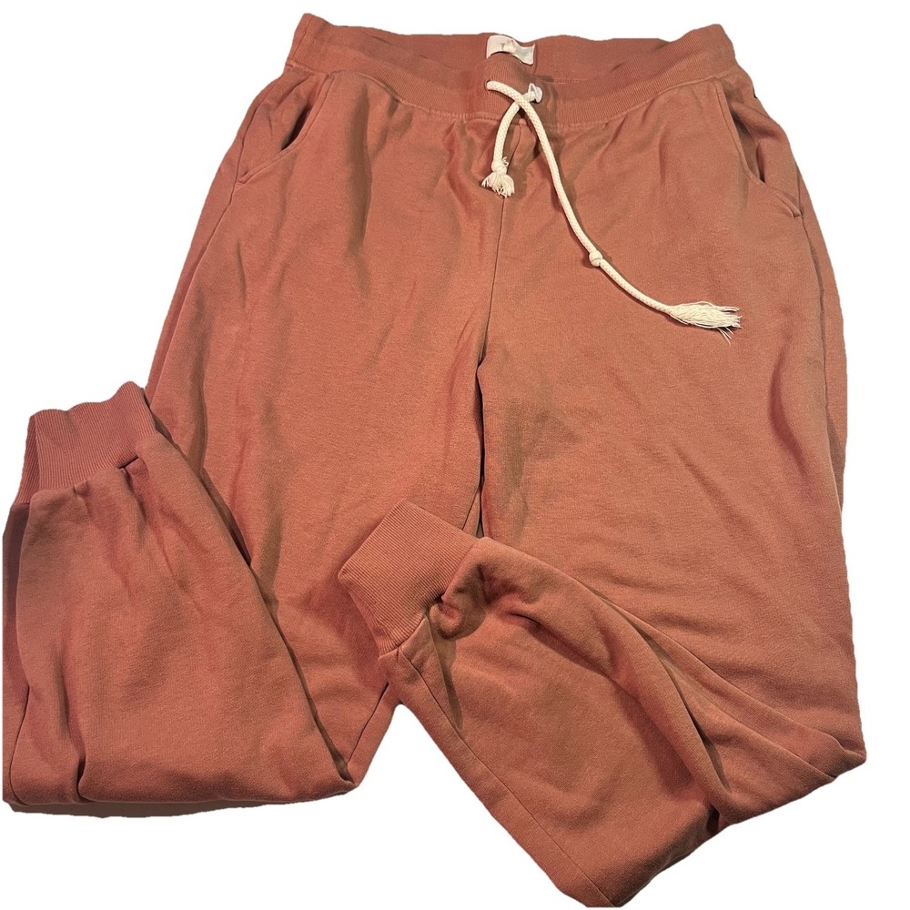 Lou & Grey Pants Womens Medium Stretch Pull Onβ Joggers Recycled Pockets